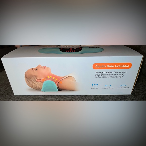Wireless Heated Neck Stretcher & Pulse Massager, Pain Relief, Rechargeable - NWT - Picture 10 of 11